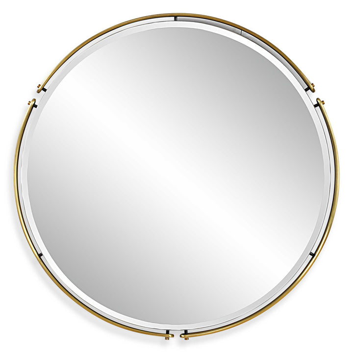 American Home Furniture Uttermost Wesley Round Mirror