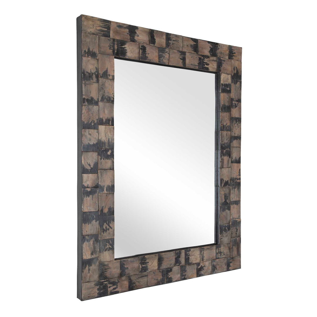 American Home Furniture Uttermost Burke Wooden Mirror