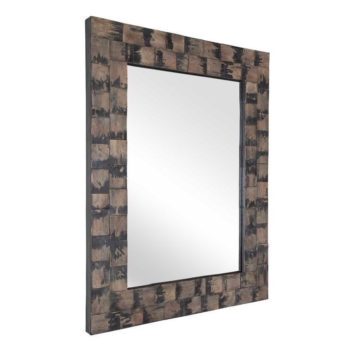 American Home Furniture Uttermost Burke Wooden Mirror