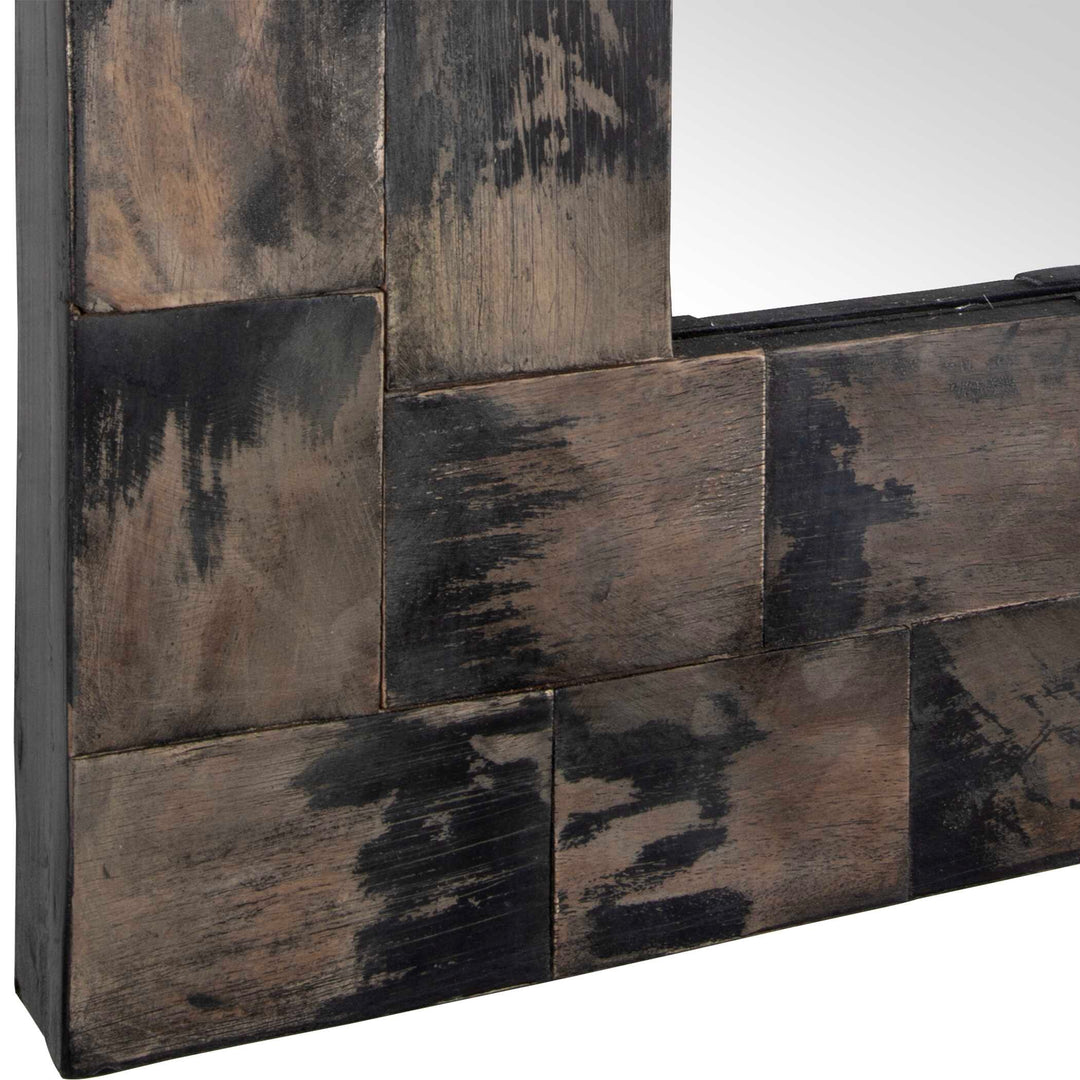 American Home Furniture Uttermost Burke Wooden Mirror