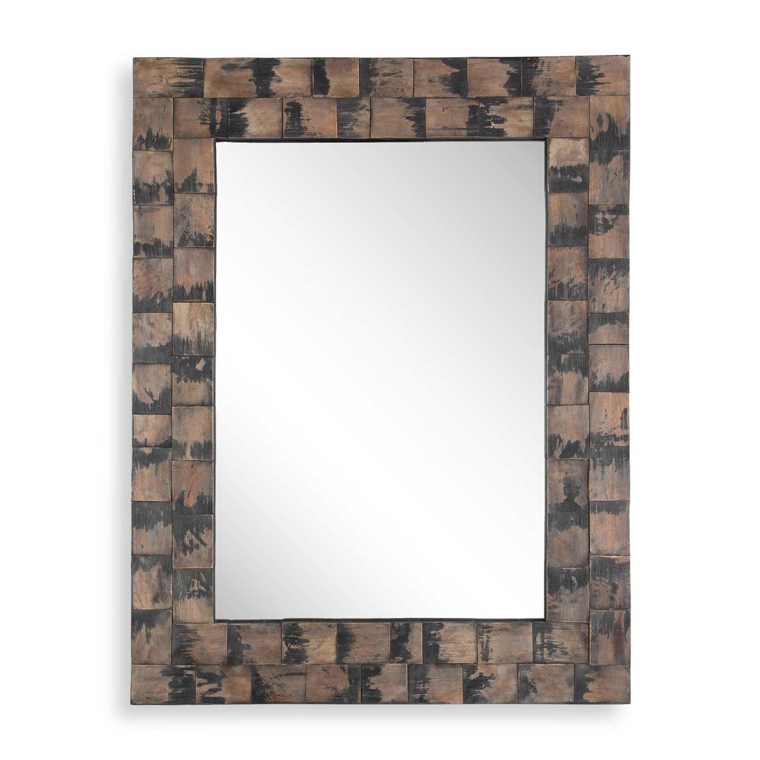 Burke Wooden Mirror - AmericanHomeFurniture
