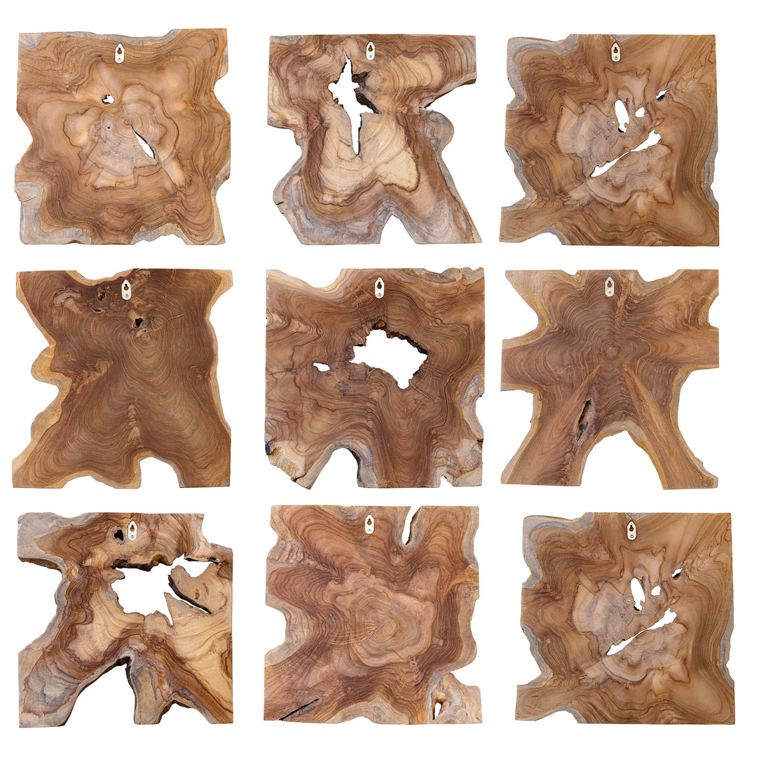 American Home Furniture Uttermost Talia Wood Wall Decor Set of 9