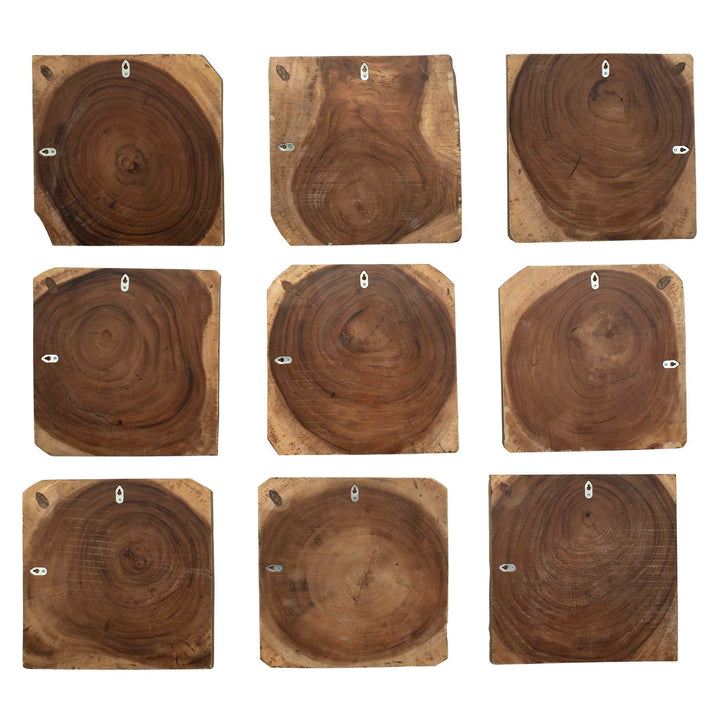 American Home Furniture Uttermost Ignite Wood Wall Decor Set of 9