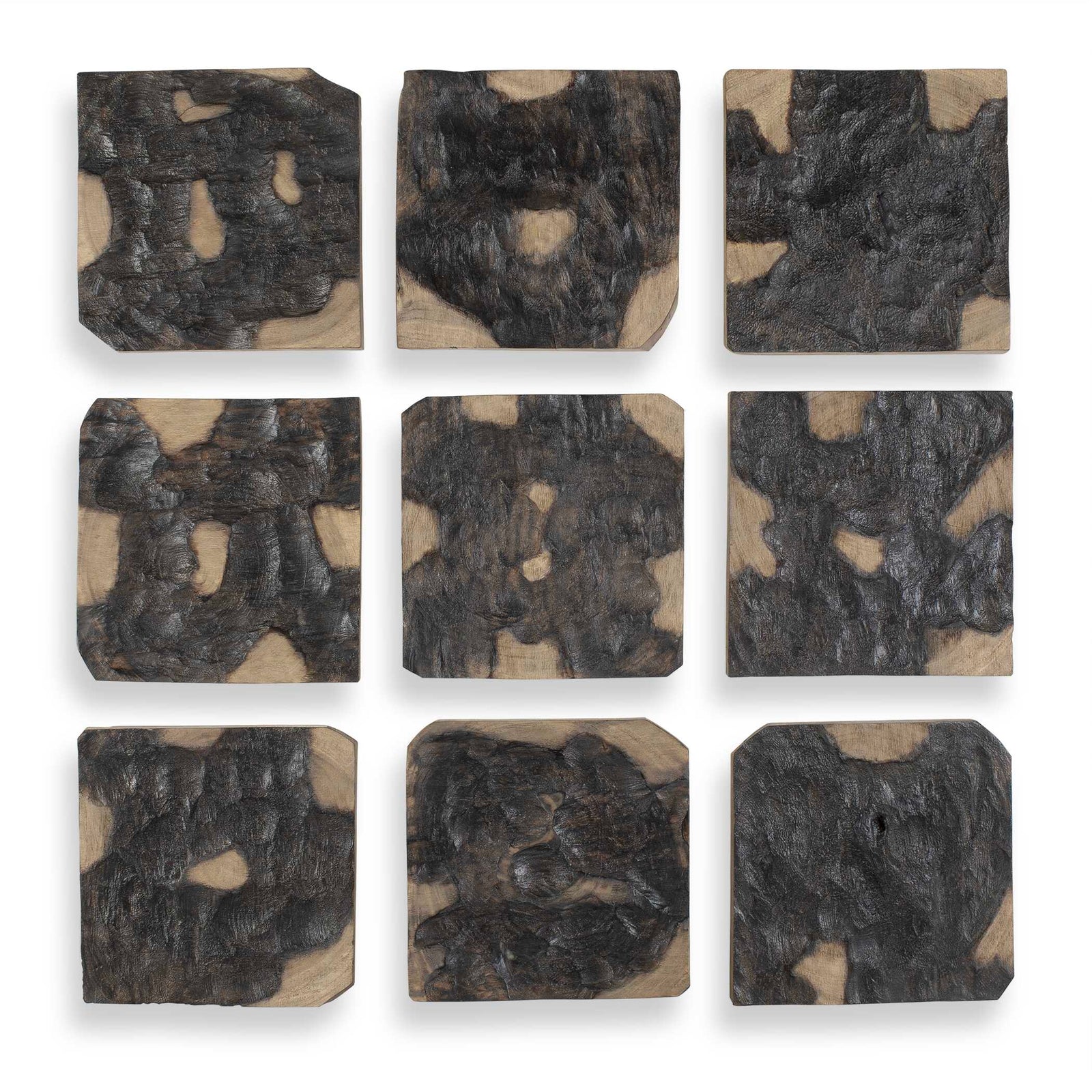 American Home Furniture Uttermost Ignite Wood Wall Decor Set of 9
