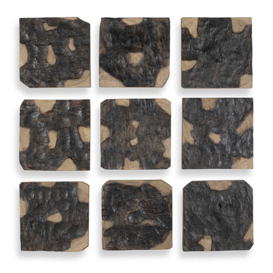 American Home Furniture Uttermost Ignite Wood Wall Decor Set of 9