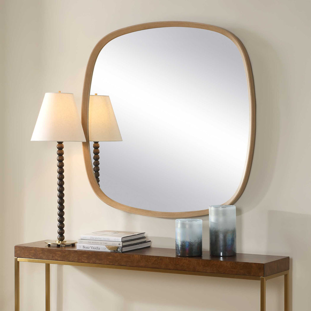 American Home Furniture Uttermost Novell Pinewood Mirror