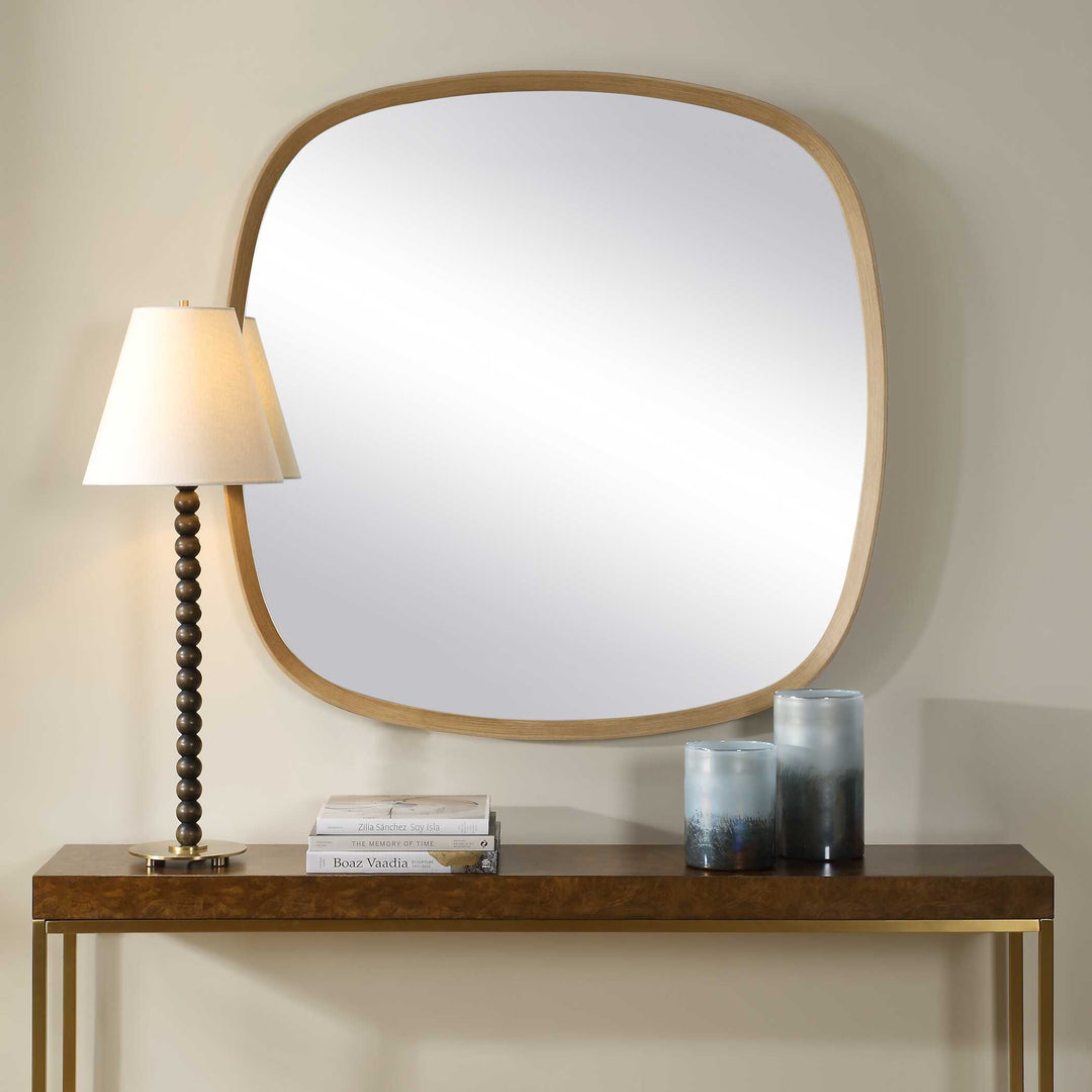 American Home Furniture Uttermost Novell Pinewood Mirror