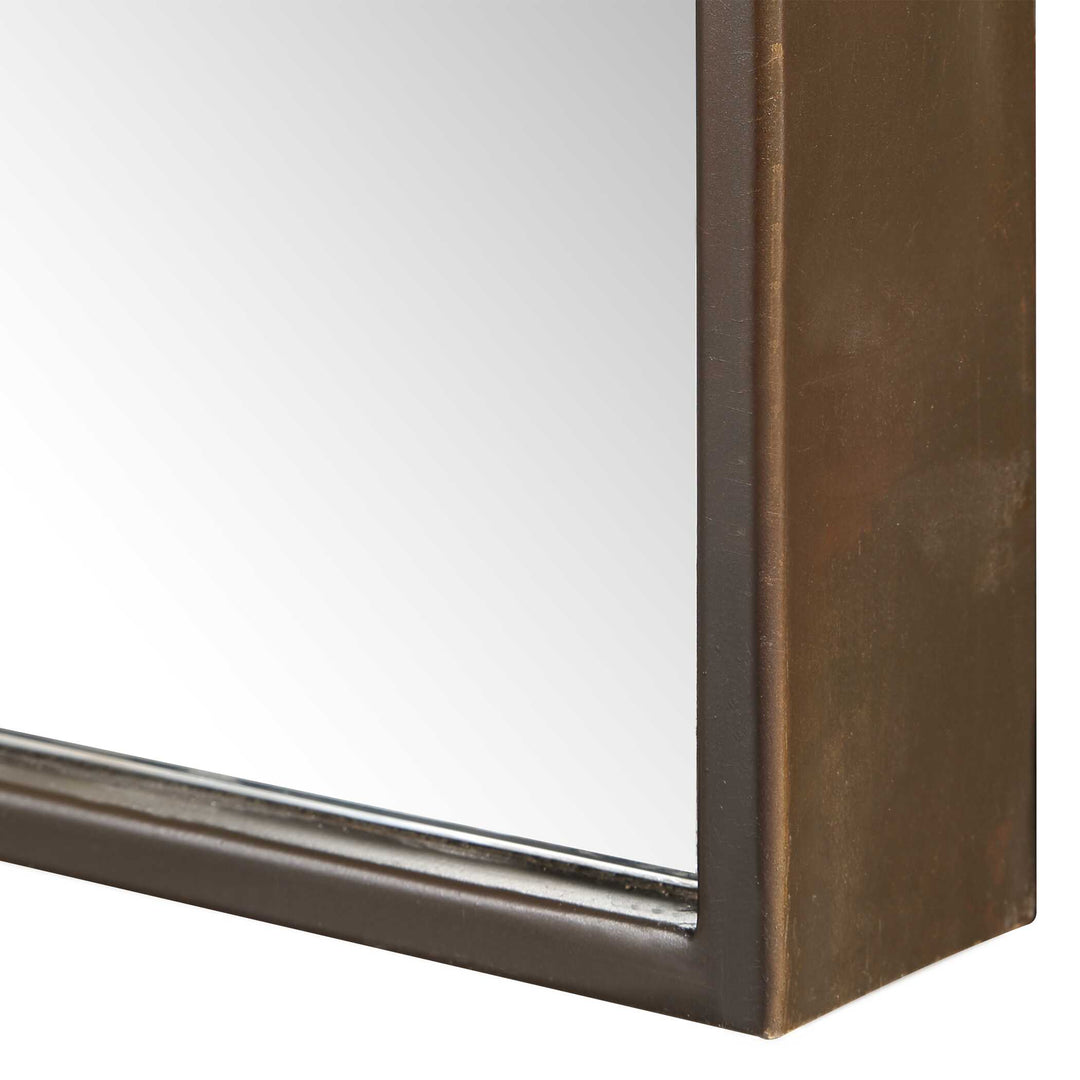 American Home Furniture Uttermost Patterson Bronze Dressing Mirror
