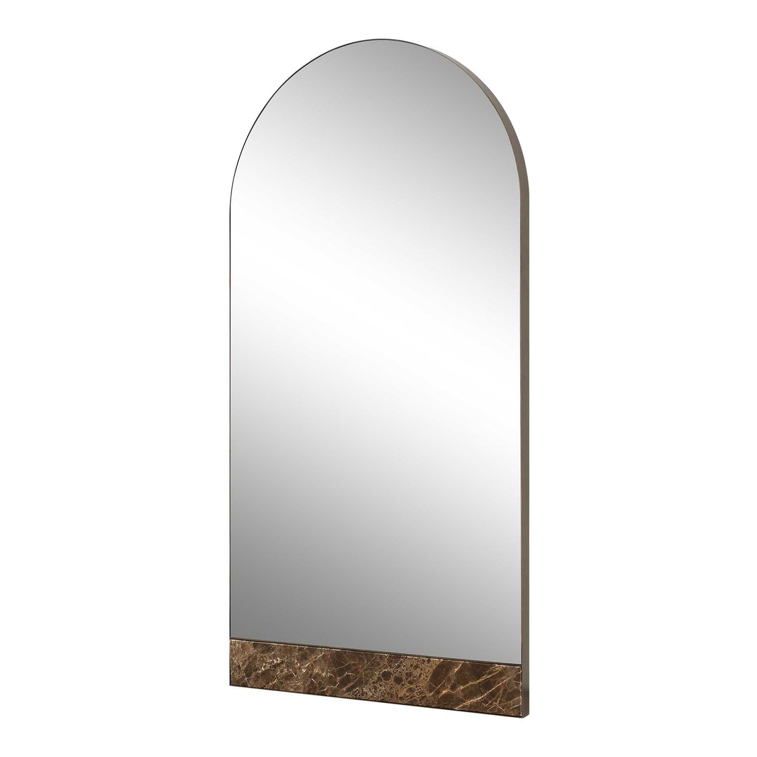 American Home Furniture Uttermost Hanover Marble Arch Mirror