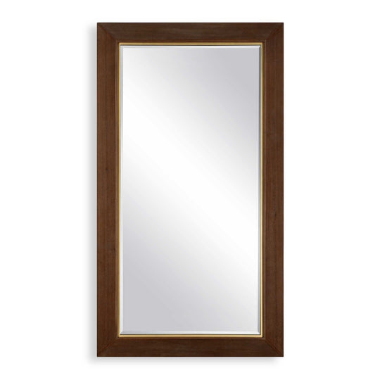 American Home Furniture Uttermost Matheson Rectangular Walnut Mirror