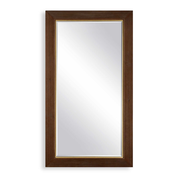 American Home Furniture Uttermost Matheson Rectangular Walnut Mirror