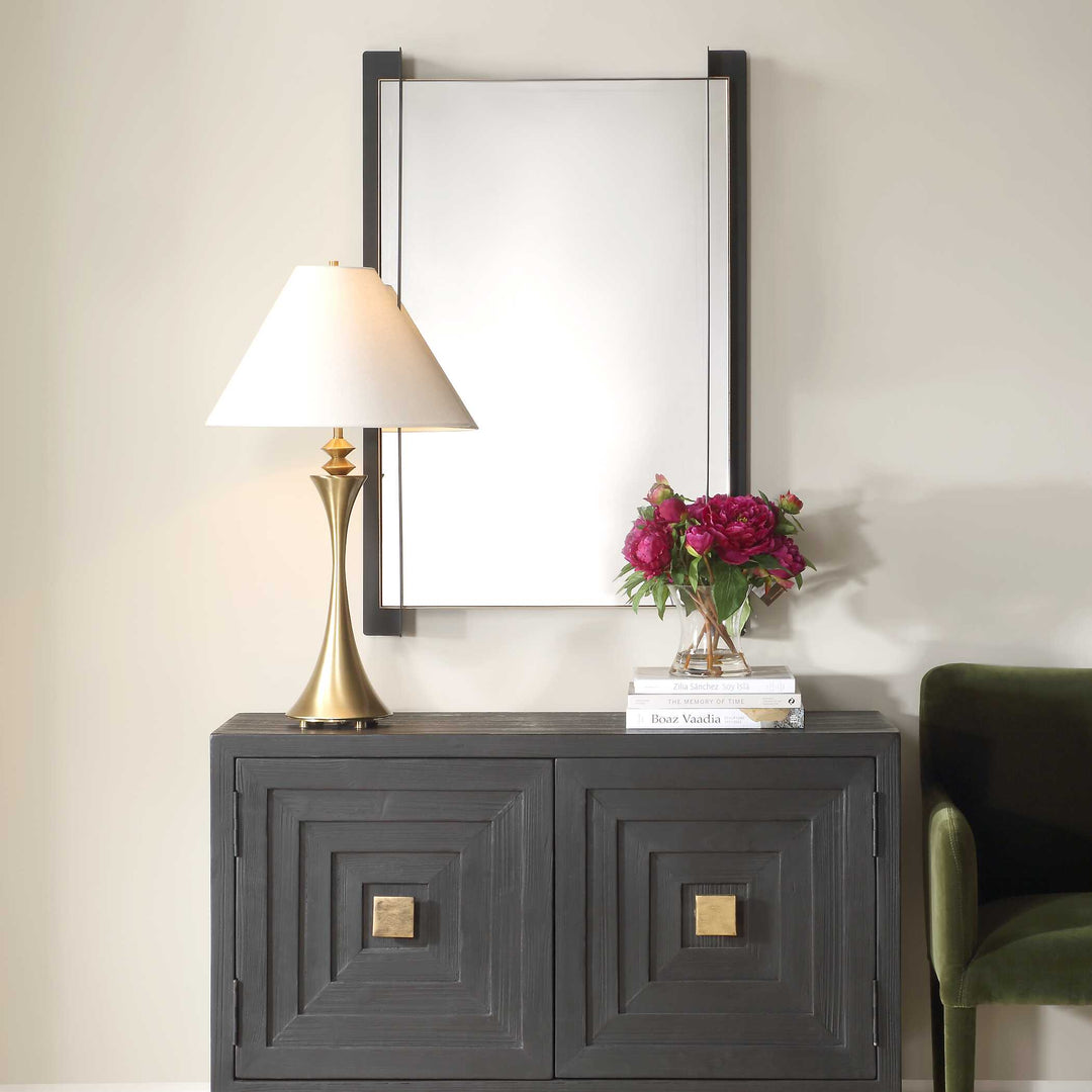 American Home Furniture Uttermost Cunene Industrial Wall Mirror