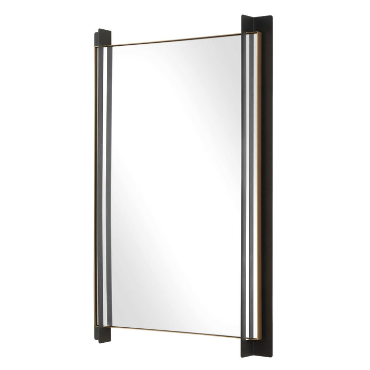 American Home Furniture Uttermost Cunene Industrial Wall Mirror