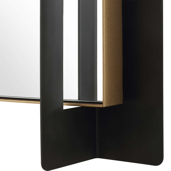 American Home Furniture Uttermost Cunene Industrial Wall Mirror