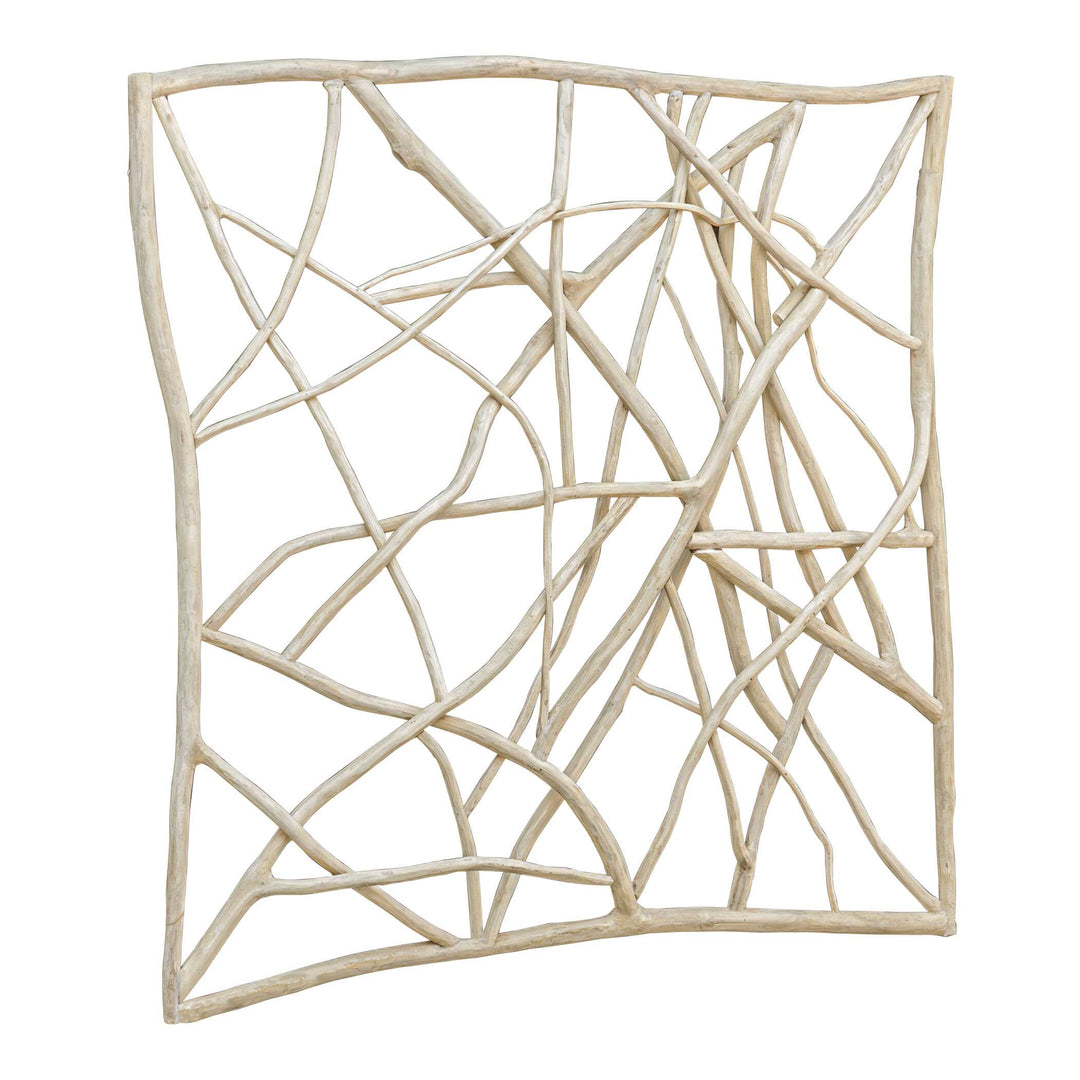 American Home Furniture Uttermost Tangled Up Outdoor Teak Wall Decor