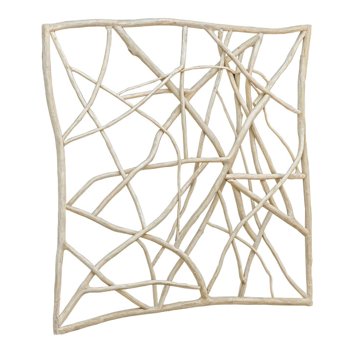 American Home Furniture Uttermost Tangled Up Outdoor Teak Wall Decor