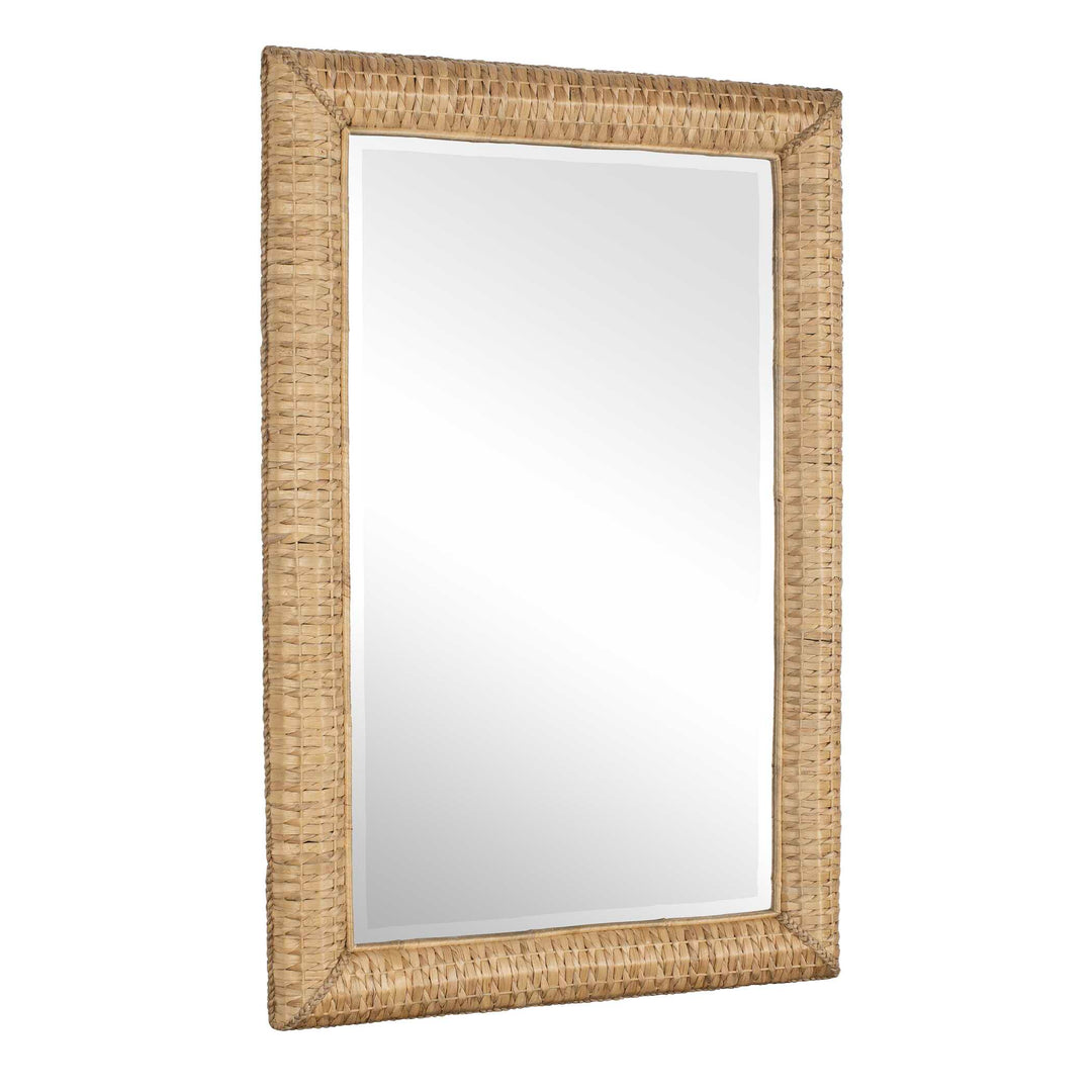American Home Furniture Uttermost Twisted Seagrass Large Mirror