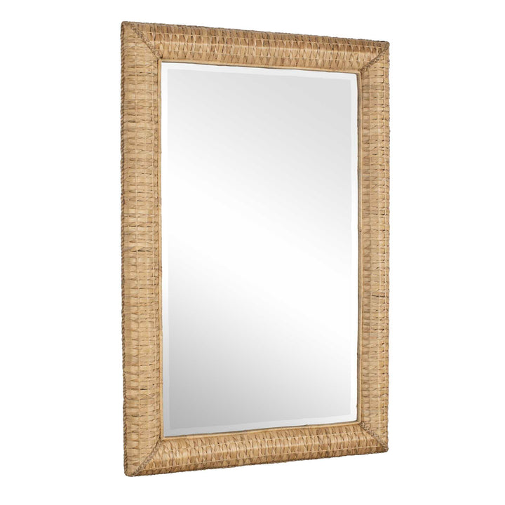 American Home Furniture Uttermost Twisted Seagrass Large Mirror