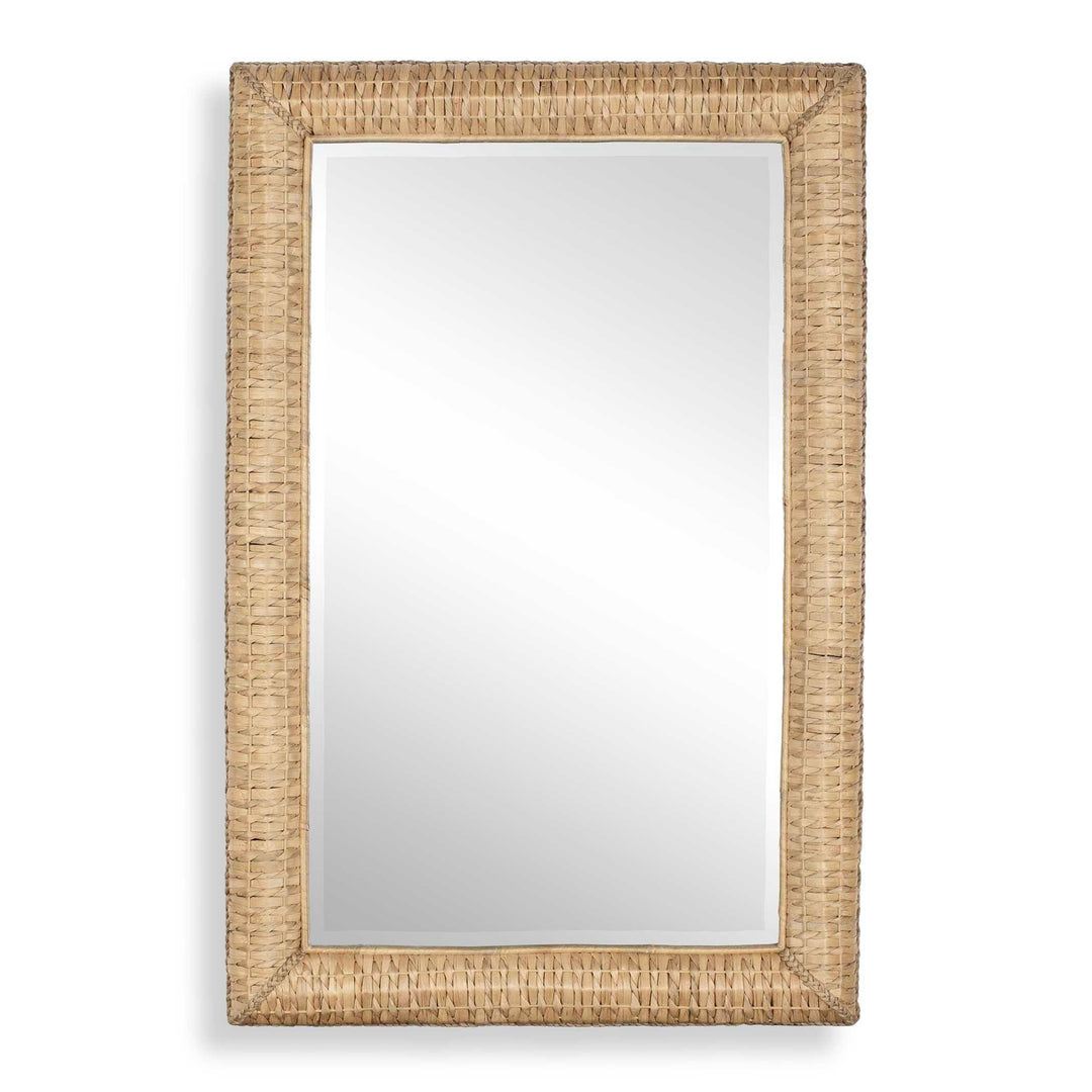 Twisted Seagrass Large Mirror - AmericanHomeFurniture