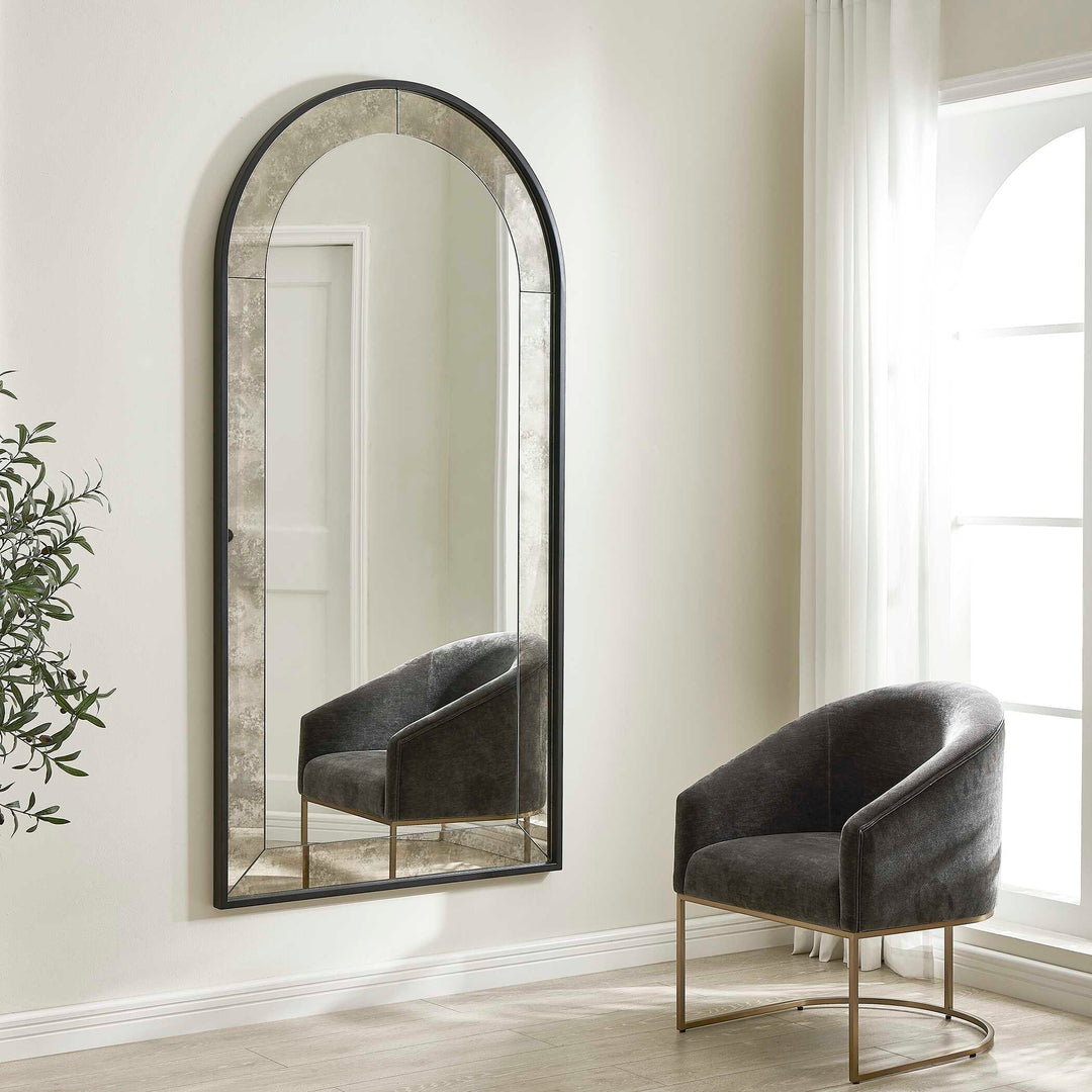 American Home Furniture Uttermost Marlowe Antique Arch Mirror