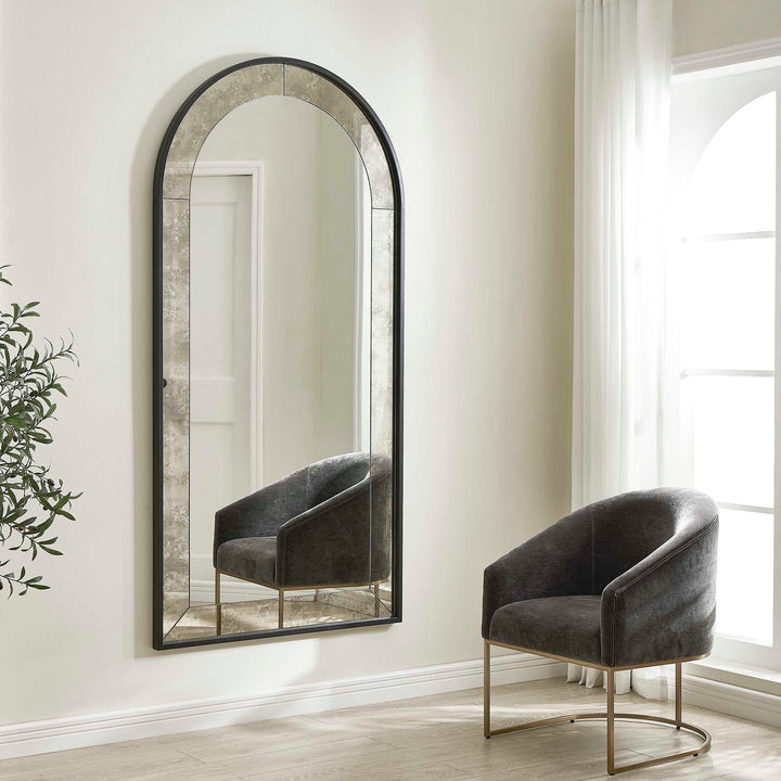 American Home Furniture Uttermost Marlowe Antique Arch Mirror
