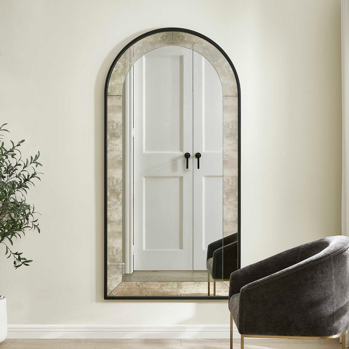 American Home Furniture Uttermost Marlowe Antique Arch Mirror
