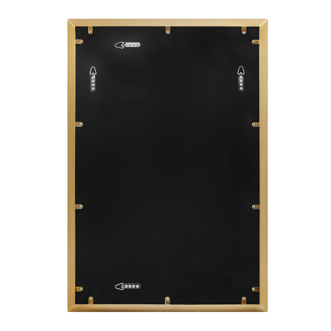 American Home Furniture Uttermost Heisler Brass Mirror
