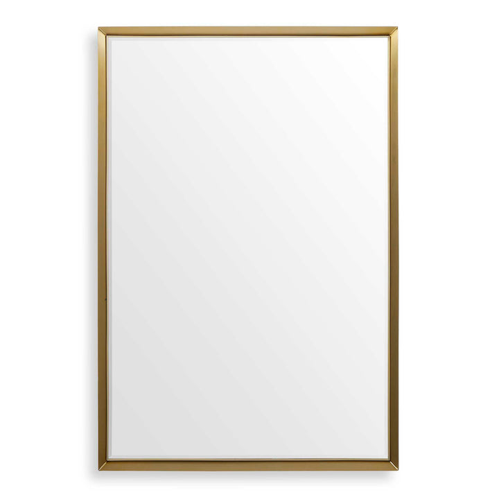 American Home Furniture Uttermost Heisler Brass Mirror