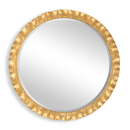 American Home Furniture Uttermost Haya Round Gold Mirror