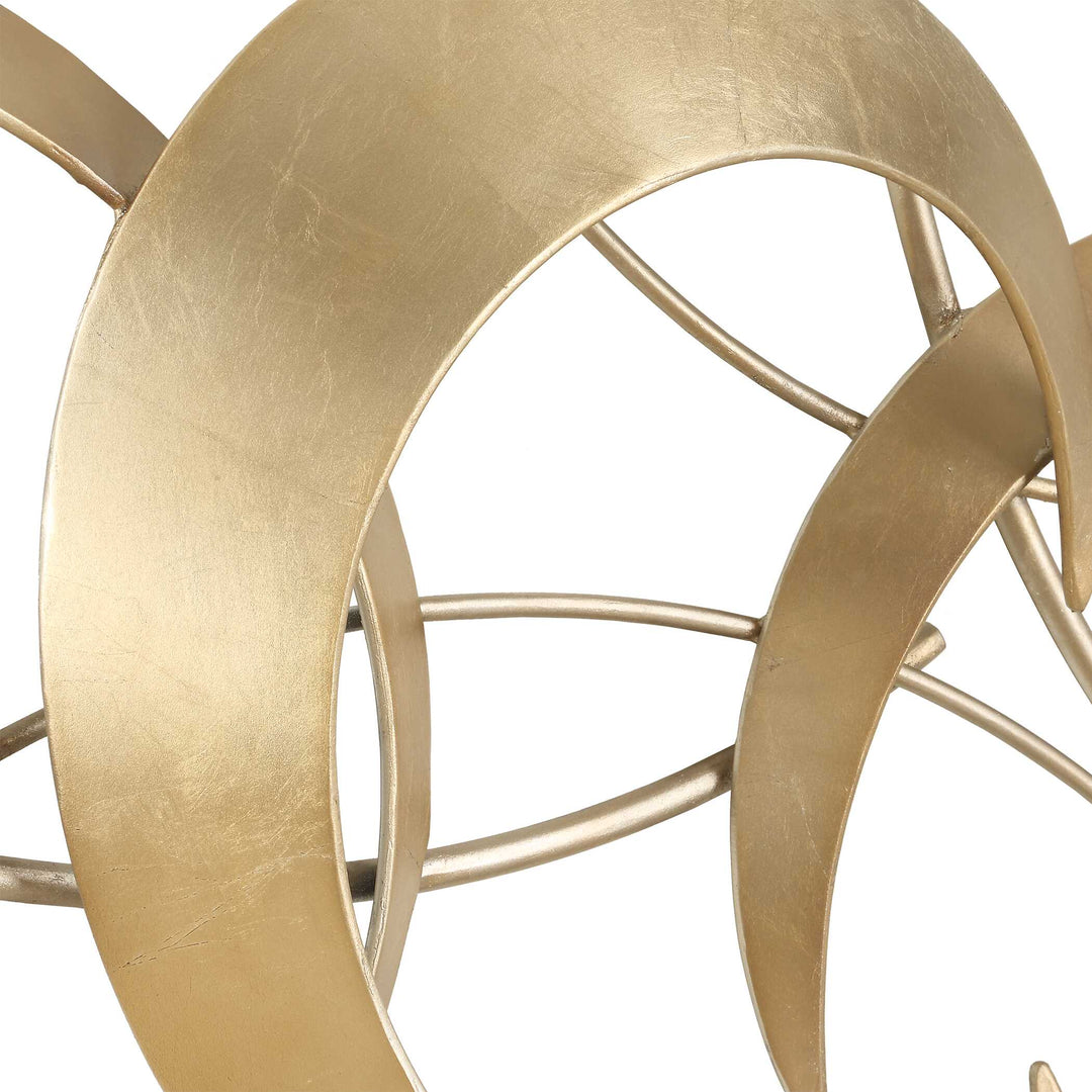 American Home Furniture Uttermost Motivate Gold Wall Art
