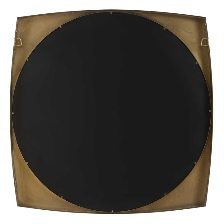 American Home Furniture Uttermost Neilia Round Brass Mirror