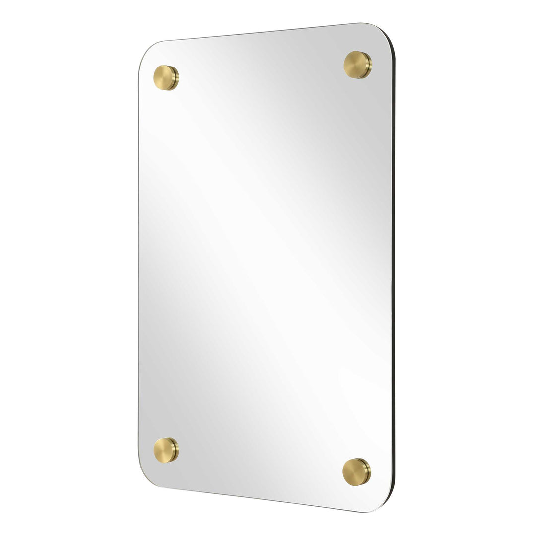 American Home Furniture Uttermost Hamrick Frameless Mirror