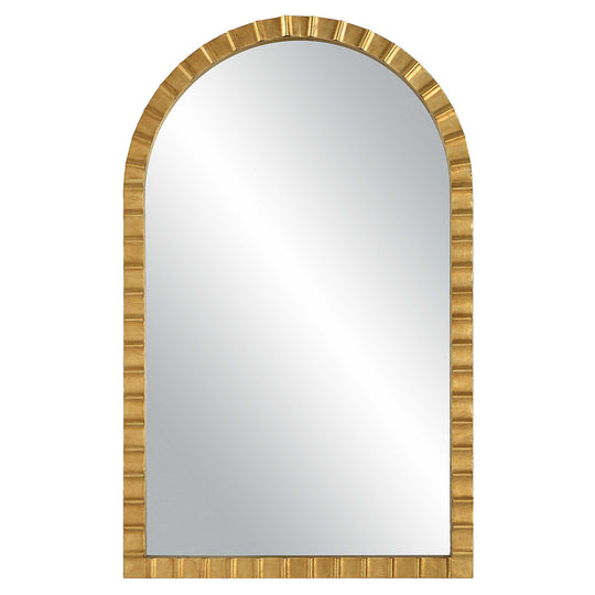 American Home Furniture Uttermost Dandridge Gold Arch Mirror