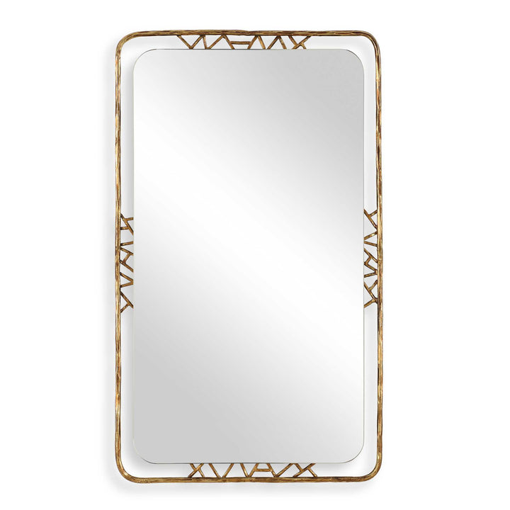 American Home Furniture Uttermost Tahoma Antiqued Gold Mirror