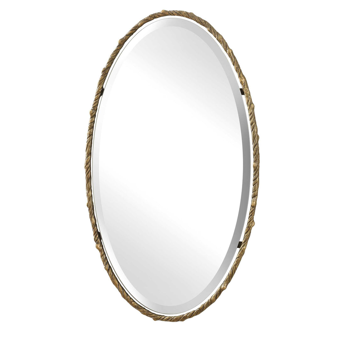 American Home Furniture Uttermost Twisted Branch Oval Mirror