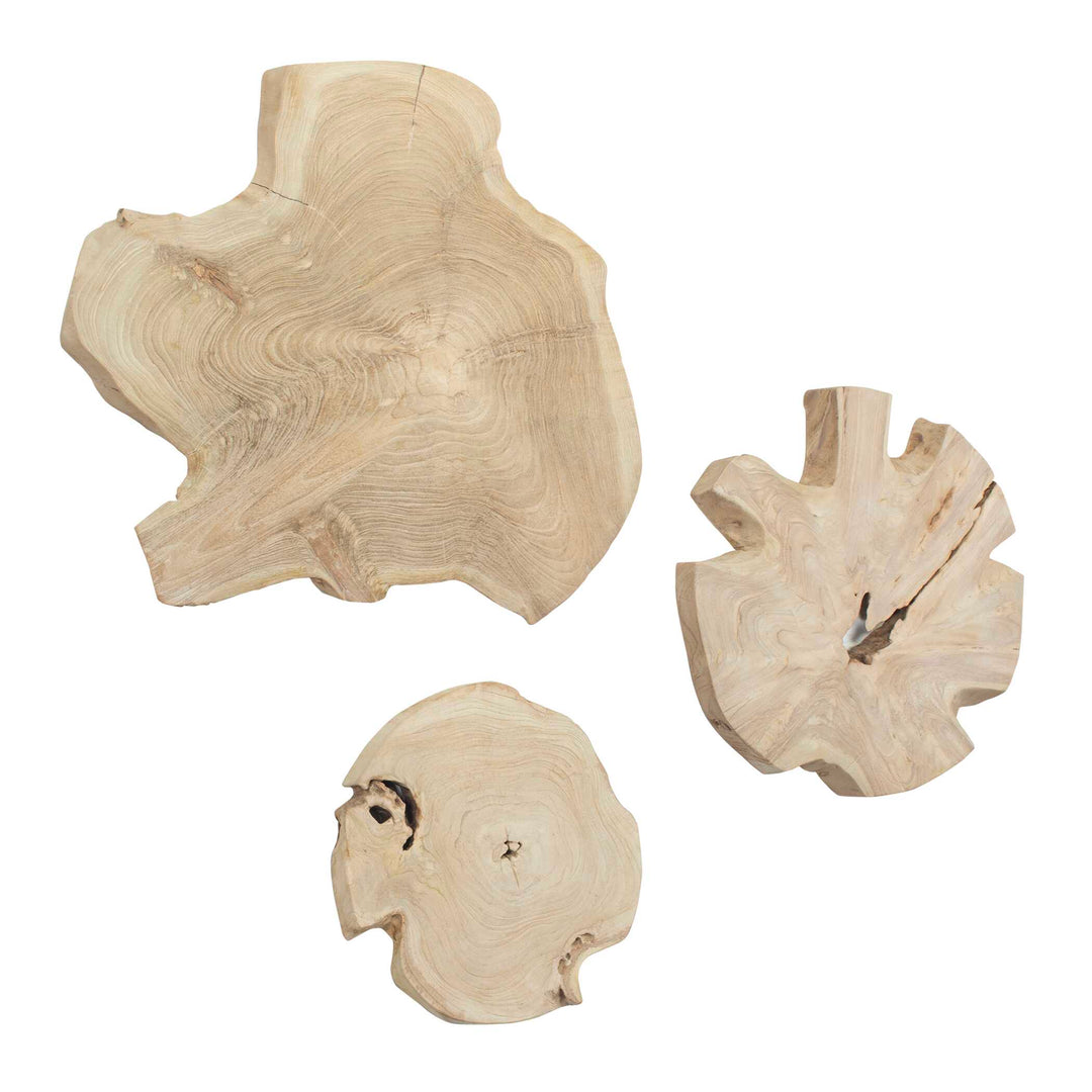 American Home Furniture Uttermost Kalani Wood Outdoor Wall Art Set of 3