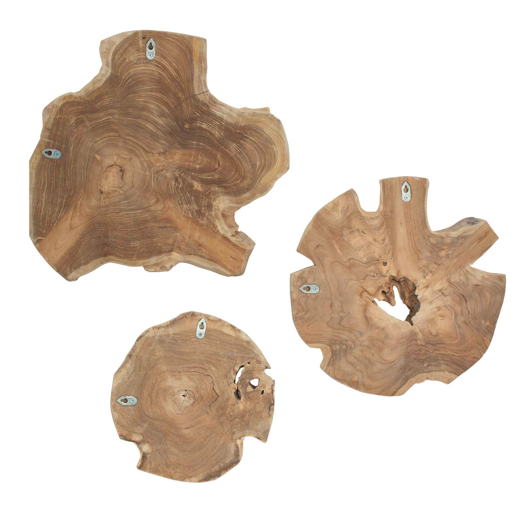 American Home Furniture Uttermost Kalani Wood Outdoor Wall Art Set of 3