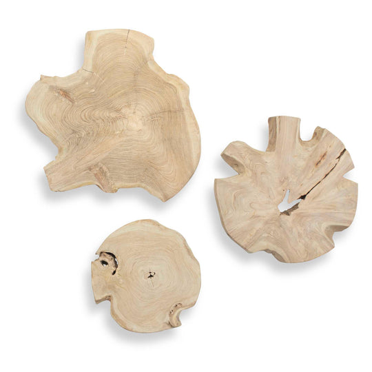 American Home Furniture Uttermost Kalani Wood Outdoor Wall Art Set of 3