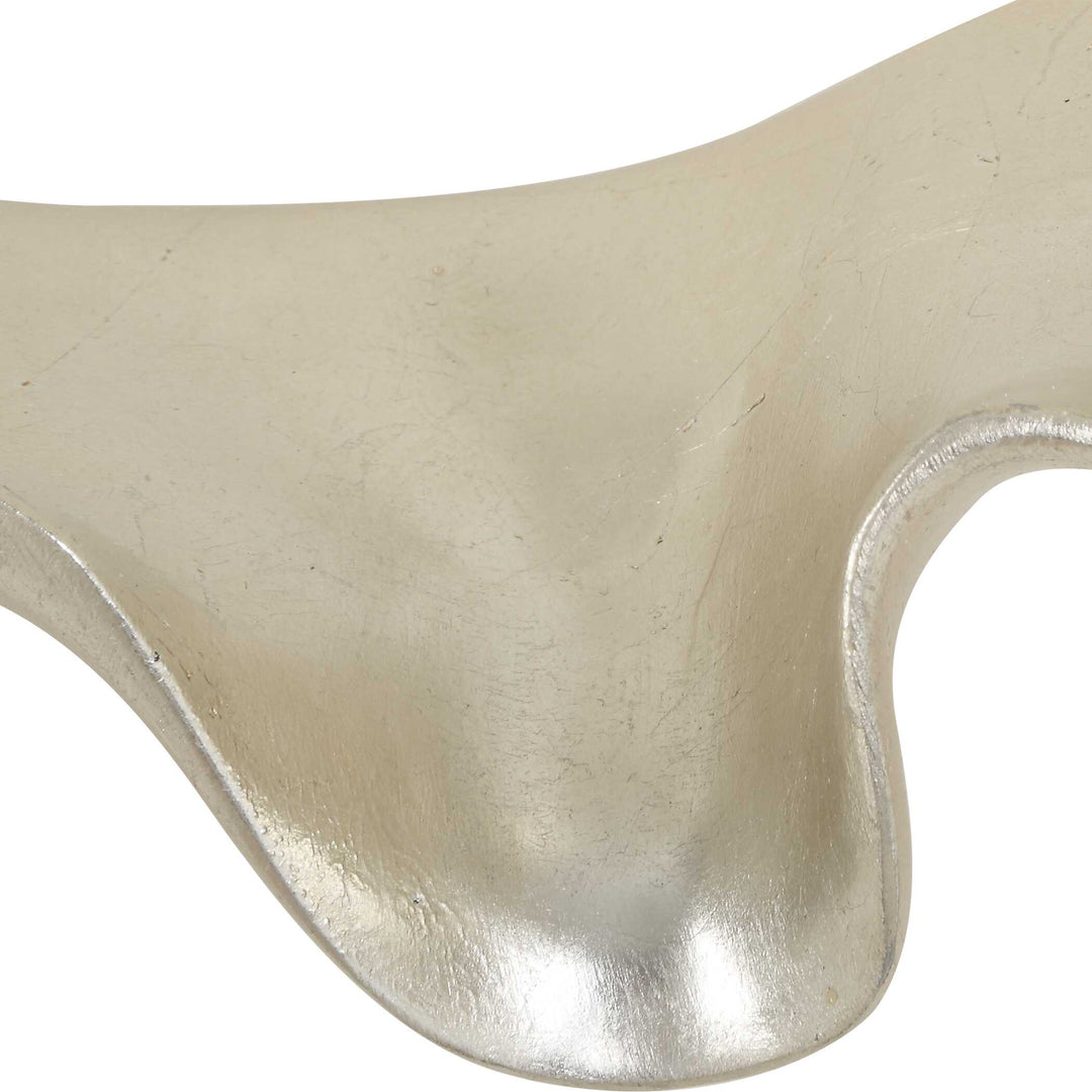 American Home Furniture Uttermost Ripple Effect Silver Wall Art Set of 3