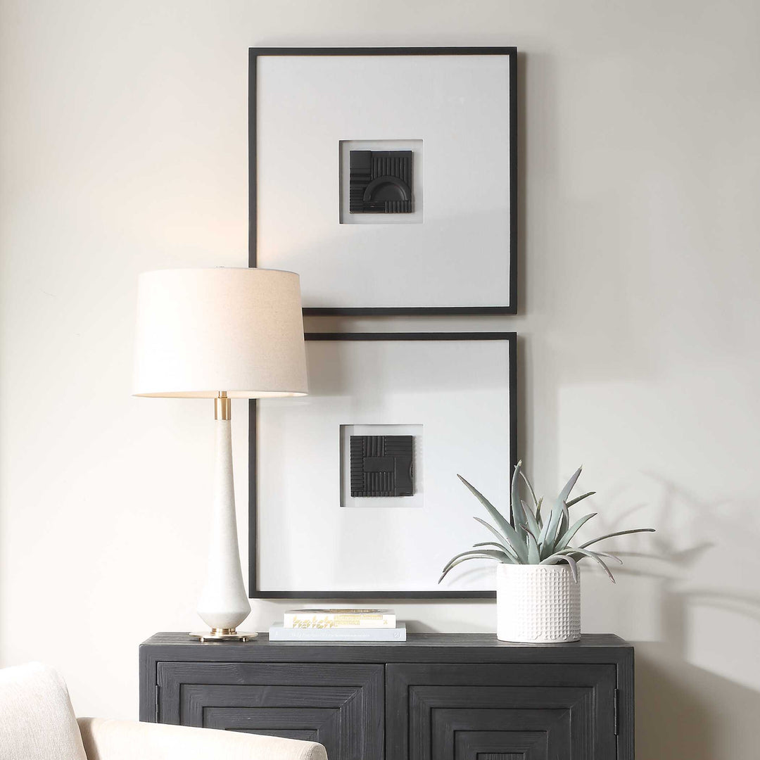 American Home Furniture Uttermost Origins Shadow Boxes Set of 2