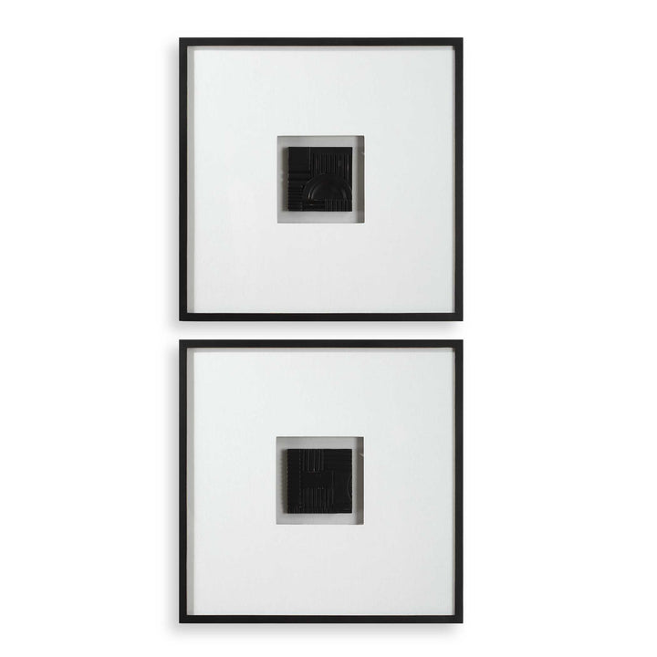 American Home Furniture Uttermost Origins Shadow Boxes Set of 2