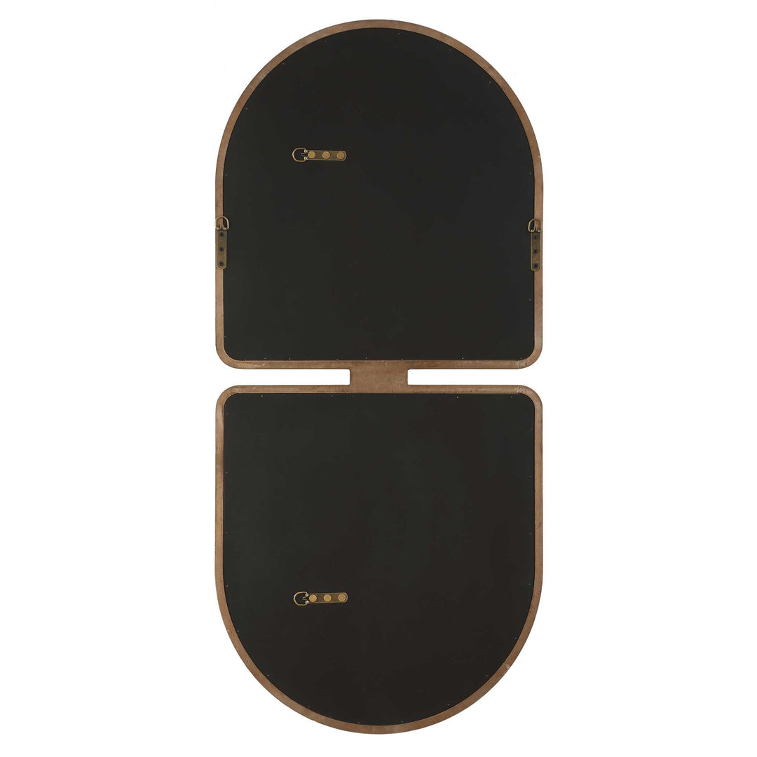 American Home Furniture Uttermost Jacques Art Deco Gold Mirror