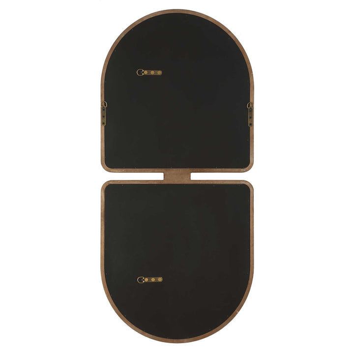 American Home Furniture Uttermost Jacques Art Deco Gold Mirror