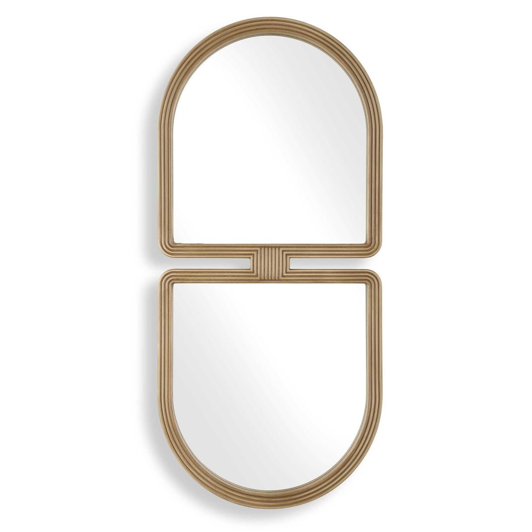 Jacques Art Deco Gold Mirror - AmericanHomeFurniture