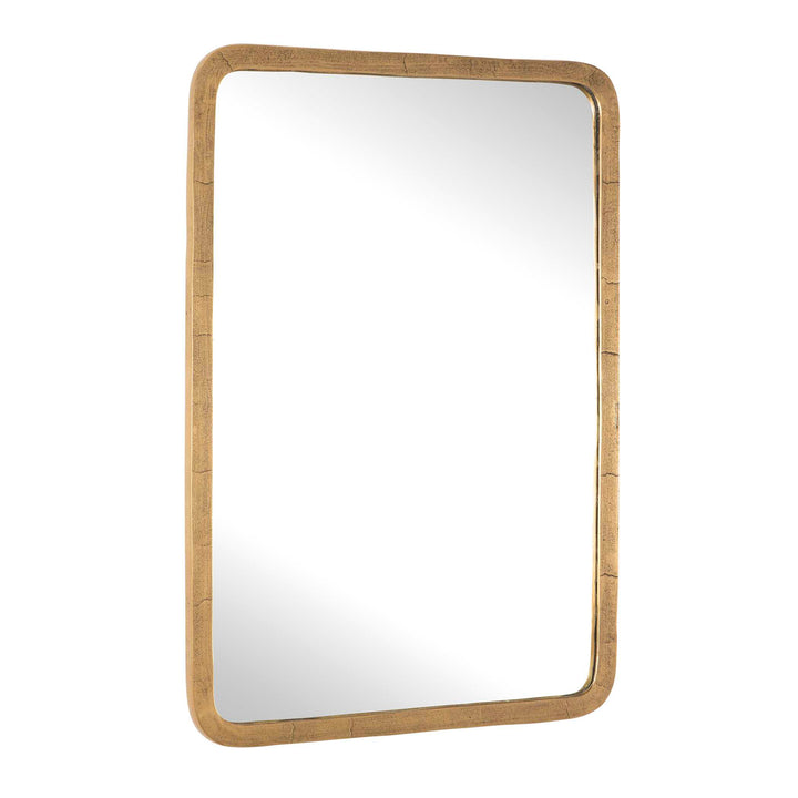 American Home Furniture Uttermost Vestry Antique Brass Mirror