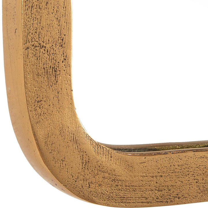 American Home Furniture Uttermost Vestry Antique Brass Mirror
