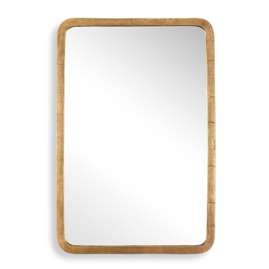 Vestry Antique Brass Mirror - AmericanHomeFurniture