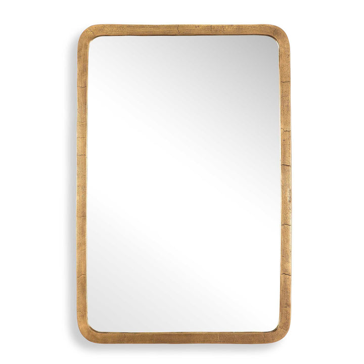 American Home Furniture Uttermost Vestry Antique Brass Mirror