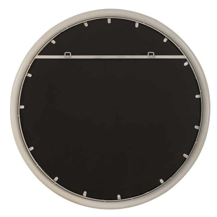 American Home Furniture Uttermost Florian Warm White Round Mirror