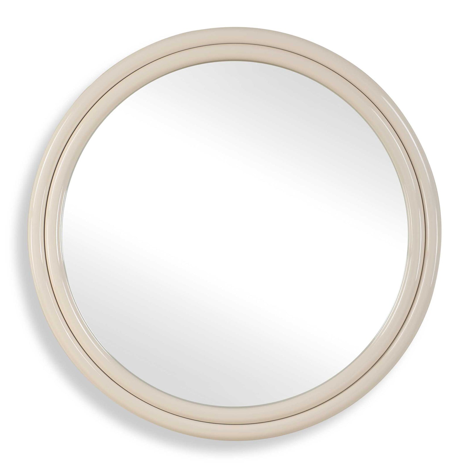 American Home Furniture Uttermost Florian Warm White Round Mirror